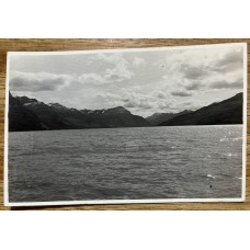 USHUAIA TIERRA DEL FUEGO ANTIGUA FOTO TIPO TARJETA POSTAL CIRCA 1965 CANAL BEAGLE